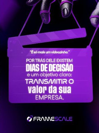 Arte: por trás de cada vídeo existem dias de decisão